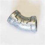 1/8^ galvanized 45 deg elbow