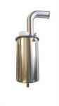 16 Quart Vertical Stainless Trap Assembly with 3^