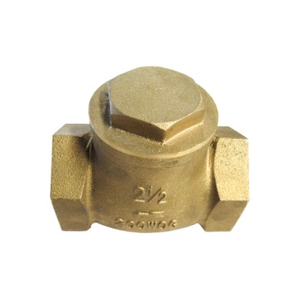 2 1/2" Brass check valve