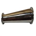 2 1/2^ x 1 1/2^ eccentric reducer, tri-clamp