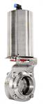 2^ Pneumatic Kleen Flo butterfly valve, weld on