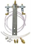 2 dripper system for DL 76, with stainless bracket