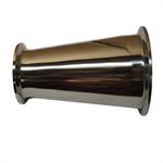 3^ x 2^ concentric reducer, tri-clamp