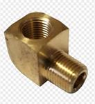 3/8^ MIP X FIP Brass 90 deg street elbow