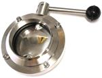 4^ Kleen Flo butterfly valve , weld on
