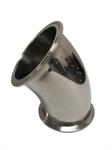 4^ elbow, 45 degree. tri clamp - 14 gauge