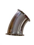 4^ elbow, 45 degree. tri clamp - 16 gauge