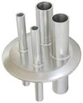 4 nipple cap for subway 3/8^ x 3/4^O.D. x 7/8^O.D.