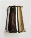 4^ x 3^ concentric reducer, tri-clamp