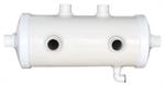 40 Gal horizontal PVC balance tank 4^ ports, 60-67
