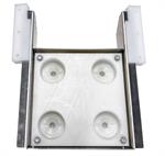 Custom under curb CIP tray