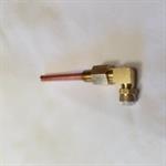 Elbow with 1/4 brass tubing, for DL 78 oiler