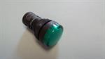 Indicator Light, 22mm, Curved - Green