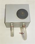 Oil reservoir with hoses for Conde #3 pump