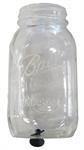Quart jar only for trap, with .310^ drain hole