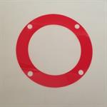 Shim for C-face motor flange,.002^