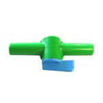 Small green valve, goat cluster