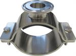 Stainless 3^ milk line clamp, with gasket