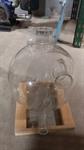 Used UN 2^X2^X3^ offset glass jar only