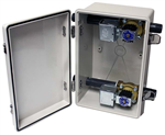 Enclosure with 2 - 3/4^ NPT Port 240V AC Dema Water Valves