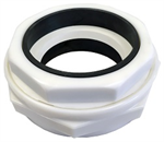 Plastic 3^ coupling for glass to glass fitting