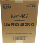D568 2 1/4^x24^ Low Pressure Socks