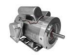 1 HP, 5/8^ keyed, 1 phase, Stainless Steel motor