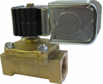 Brass Dema Water Valve, 3/4^ NPT Port, 230V AC