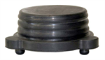 Bottom rubber discharge cap for 4 7/8^ tube filter,