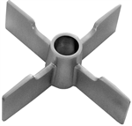 Replacement four blade impeller for Surge milk pum