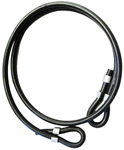 Bungee cord with clips,  48^ long, LESS hook