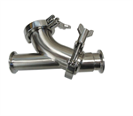 1.5^ Clamp Y ball Check Valves, 316L, Two pc. design