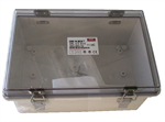 Box with clear lid for BM pulsation controller