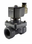 1^ CPVC Electric Solenoid Valve,110VAC