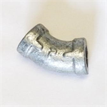 1/8^ galvanized 45 deg elbow