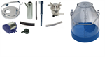 Complete 68lb. plastic bucket unit with 10867 claw