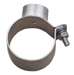 Stainless cylinder clamp with 1/2^ NPT thread, 2^