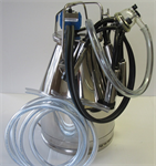 Complete stainless 90lb. bucket unit with 10867 cl