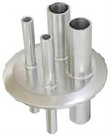 4 nipple cap for subway 3/8^ x 3/4^O.D. x 7/8^O.D.