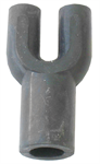 Rubber Y for single pulsation hose