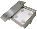 Stainless mounting plate for Under Curb CIP Rack