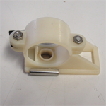 Used 2^ white plastic mik valve, new rubber
