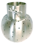 2^ spray ball with 360 deg spray pattern