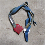 Used red BM transponder with collar