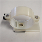 Used 3^ white plastic mik valve, new rubber