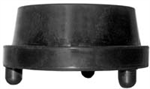 Bottom rubber discharge cap for 4 7/8^ tube filter,
