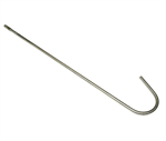 Dumping station hose hooks, stainless