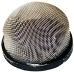 Mesh strainer for teat unit hose