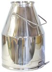 Stainless 75 lb. bucket, WITH short handle