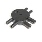 Black alternating air manifold for look in claw-CB